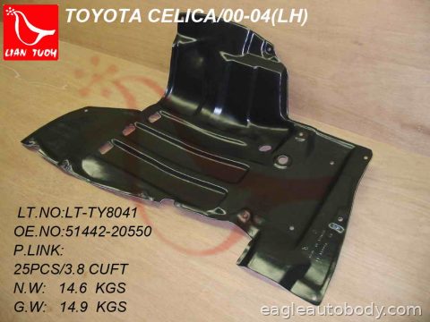 CELICA 00-05 LOWER ENGINE COVER*LT SIDE TO1228132