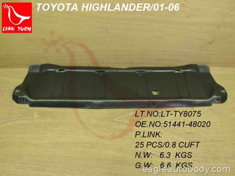HIGHLANDER 01-07 LOWER ENGINE COVER*ENGINE UN TO1228142