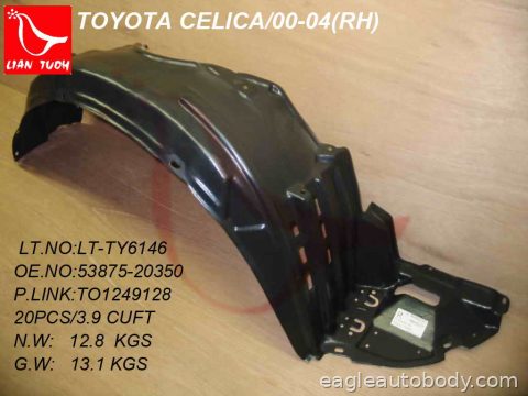 CELICA 00-06 RT FENDER LINER 08604R