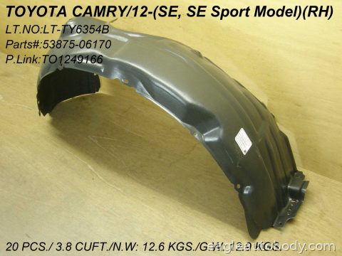 CAMRY 12-14 RT.FT.FENDER LINER*SE/SE SPORT 09810-4E