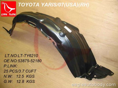 YARIS 07-12 RT.FT.FENDER LINER*SDN 09108*R