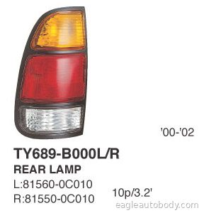 TUNDRA 00-06 RT TAILLAMP LENS/HOUSING*EXCEPT TO2819116