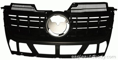 JETTA 05-10 UPPER GRILLE*BLK*TAKES THE LOGO 13649-1