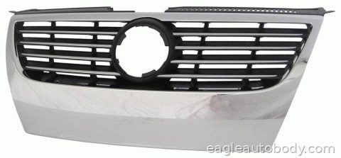PASSAT 06-10 GRILLE*SDN*BLK.W/CHR*W/O SENSOR 15042