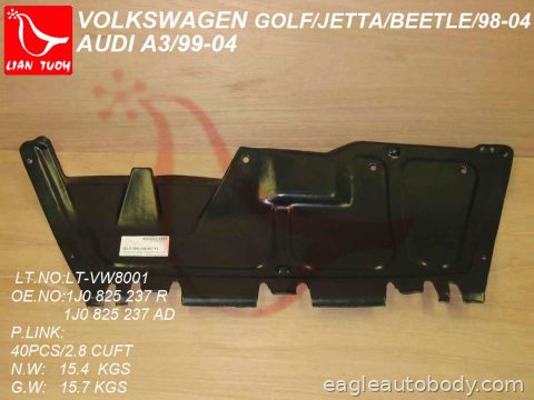 GOLF 99-10 LOWER ENGINE COVER*4CYL; GERMANY B VW1228101