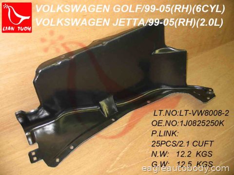 GOLF 99-10 LOWER ENGINE COVER*GOLF; DRIVE BEL VW1228111