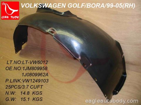 JETTA 99-05 RT LINER FENDER=GOLF 99-07=GTI 9- 13610R