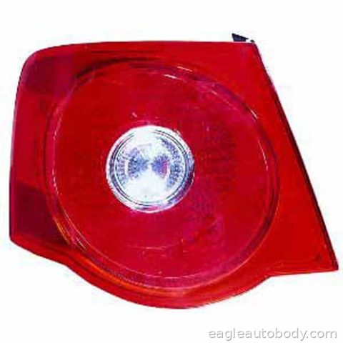 JETTA 05-07 LT TAIL LAMP*RED*W/CLEAR CENTER P1279-4