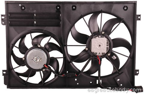 GOLF 10-14 RADIATOR FAN/MOTOR ASSY*H/B; GEN 5 VW3117106